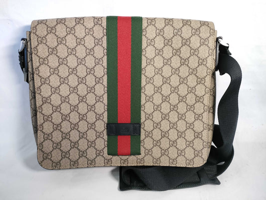 GUCCI GG Supreme Gucci 475432 GG Supreme Sherry Shoulder Bag