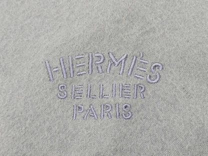 HERMES Large Cashmere Double Scarf/Blanket with Tags Other Accessories