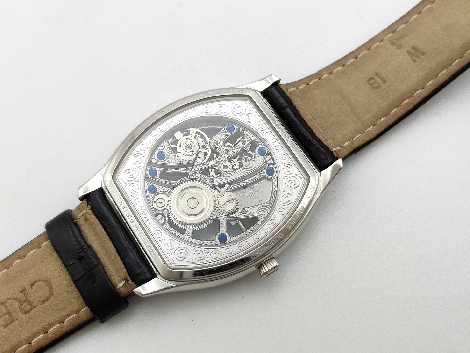 SEIKO GBBD981 6899-00D0 660004 Manual Winding PT950 Boys' Watch