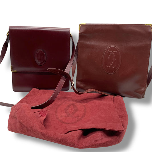 Cartier Shoulder Bag Set of 2