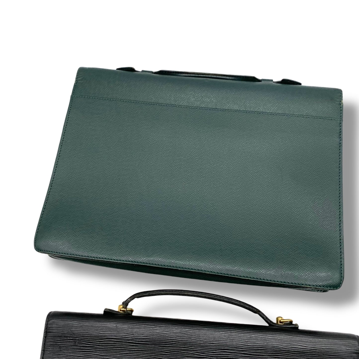 LOUIS VUITTON Taiga Epi Business Bag Set of 2
