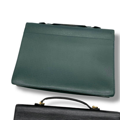 LOUIS VUITTON Taiga Epi Business Bag Set of 2