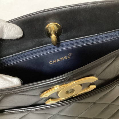 CHANEL Matelasse Chain Shoulder Bag, Lambskin, Deca Coco, with Seal