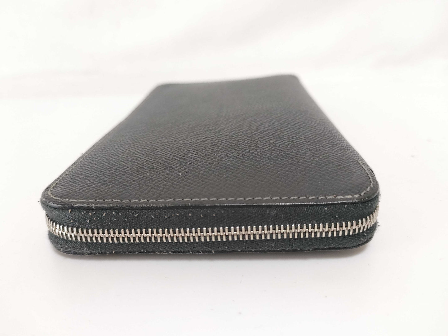 HERMES [Engraved] □P Azap Hermès Azap Long Epson Black Wallet
