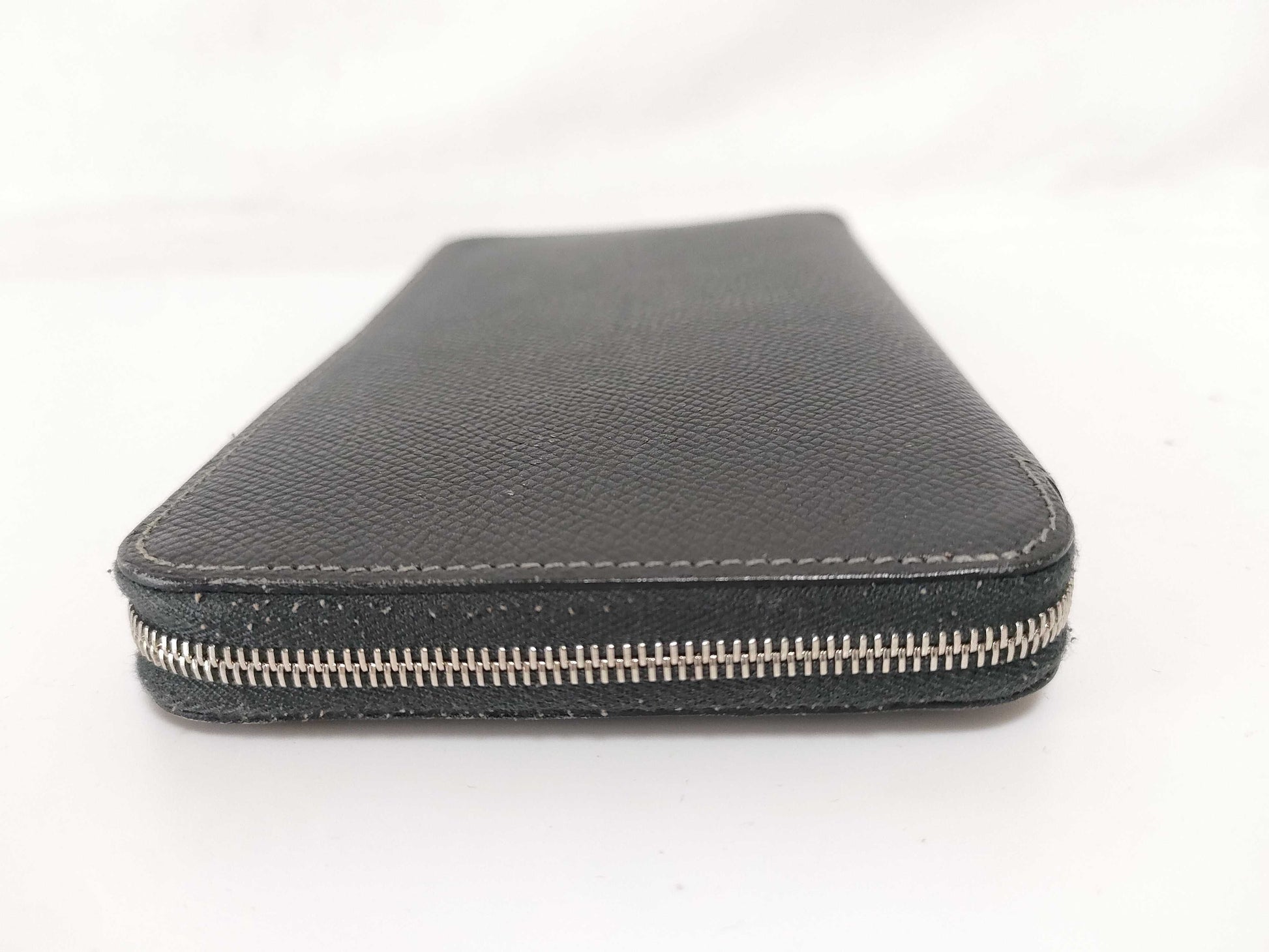 HERMES [Engraved] □P Azap Hermès Azap Long Epson Black Wallet