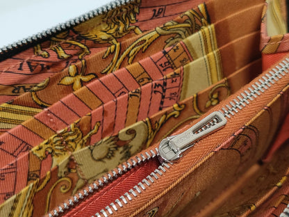 HERMES [Engraved] □P Azap Hermès Azap Long Epson Black Wallet