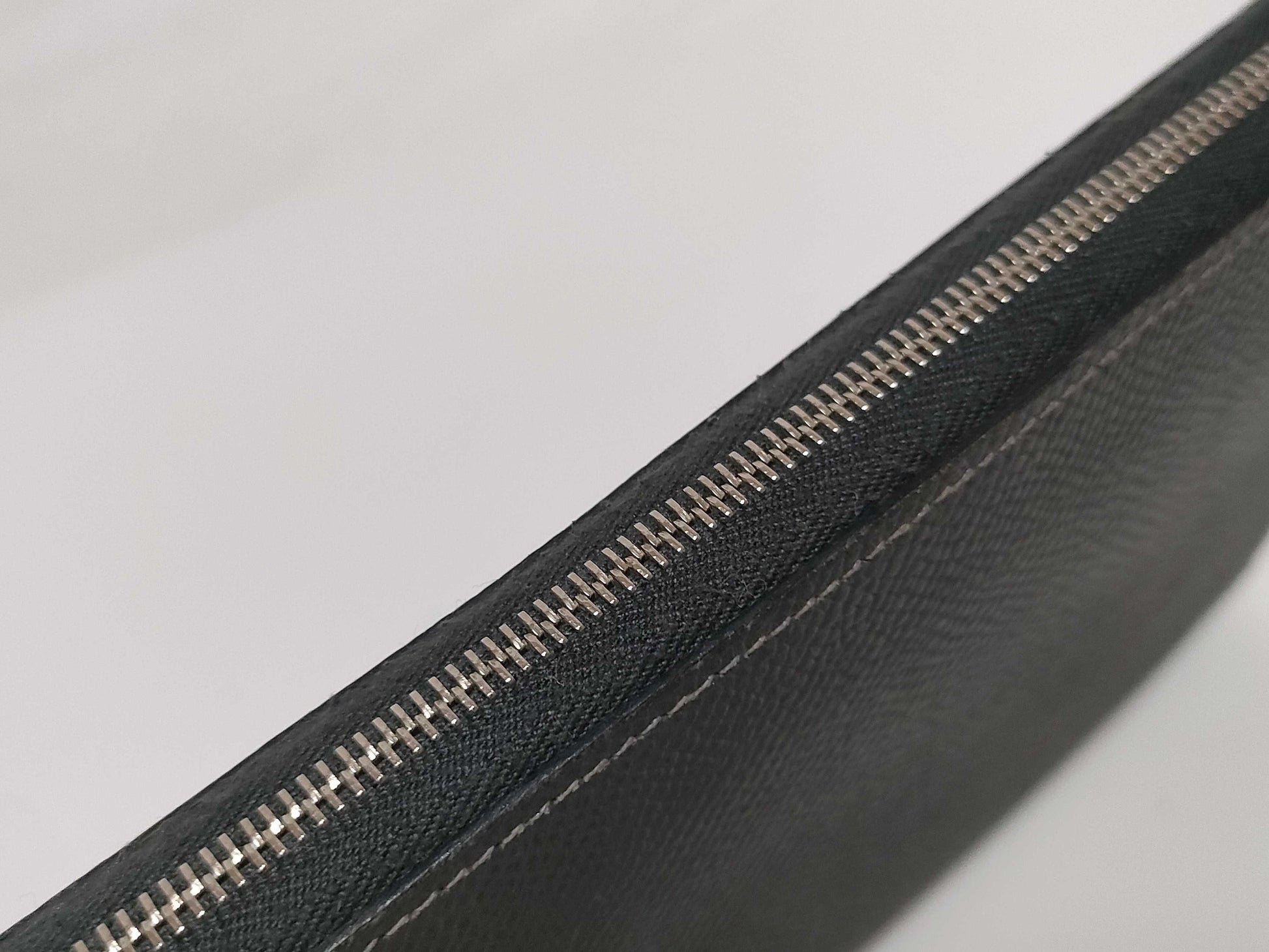 HERMES [Engraved] □P Azap Hermès Azap Long Epson Black Wallet