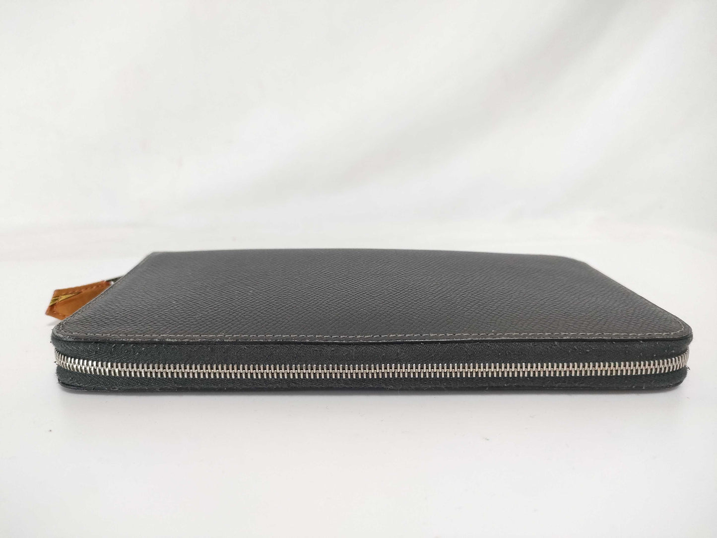 HERMES [Engraved] □P Azap Hermès Azap Long Epson Black Wallet