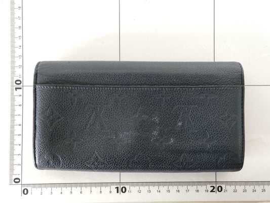 LOUIS VUITTON RFID Unverified CA5116 Monogram Empreinte Louis Vuitton Empreinte Sarah Wallet