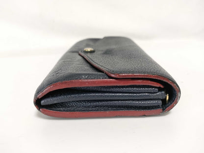 LOUIS VUITTON RFID Unverified CA5116 Monogram Empreinte Louis Vuitton Empreinte Sarah Wallet