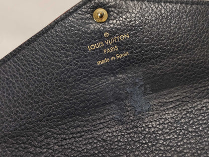 LOUIS VUITTON RFID Unverified CA5116 Monogram Empreinte Louis Vuitton Empreinte Sarah Wallet