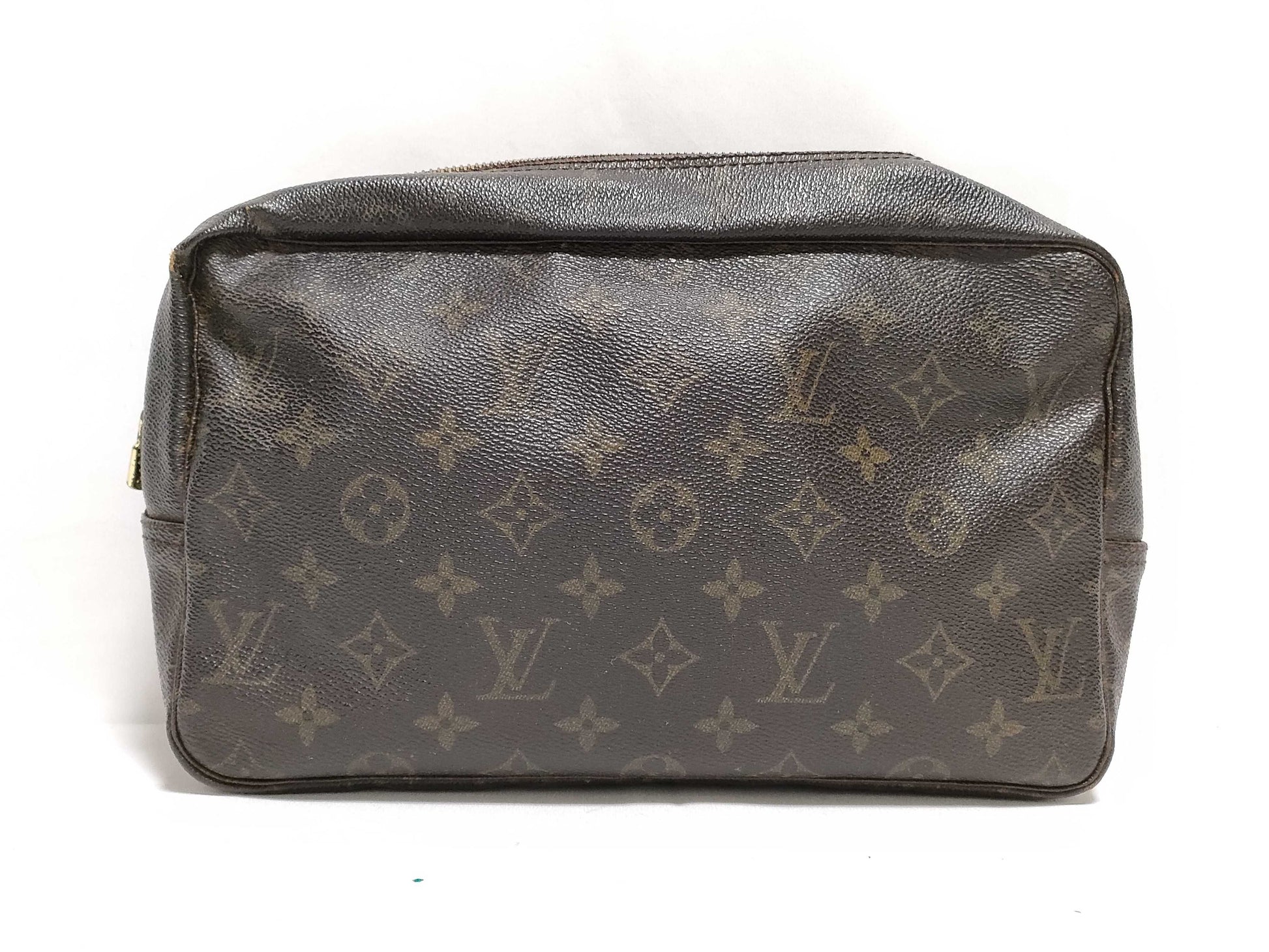 LOUIS VUITTON RFID Unverified 884NO Monogram Louis Vuitton True Toilet Second Bag