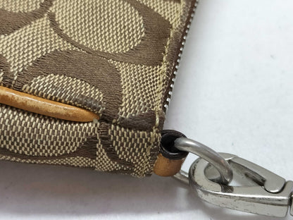 COACH Signature Coach Accessory Pouch Shoulder Bag