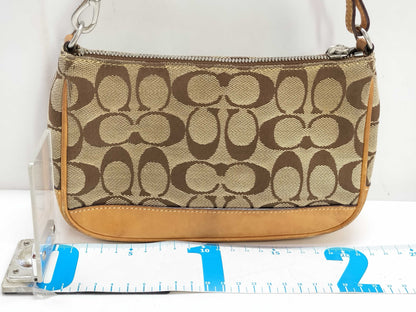 COACH Signature Coach Accessory Pouch Shoulder Bag