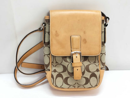 COACH Signature Coach Shoulder Bag