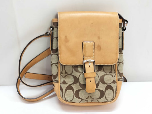 COACH Signature Coach Shoulder Bag