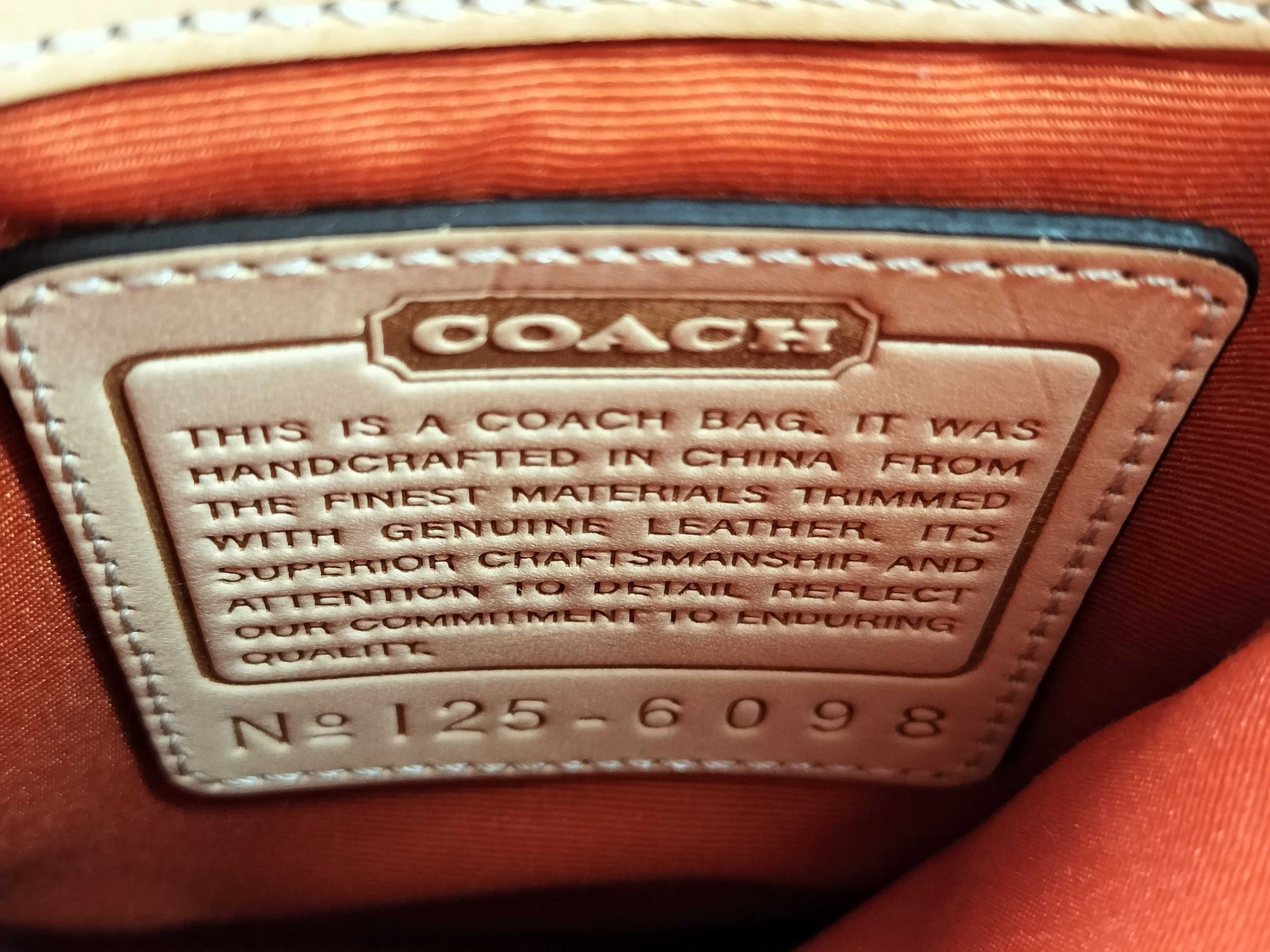 COACH Signature Coach Shoulder Bag