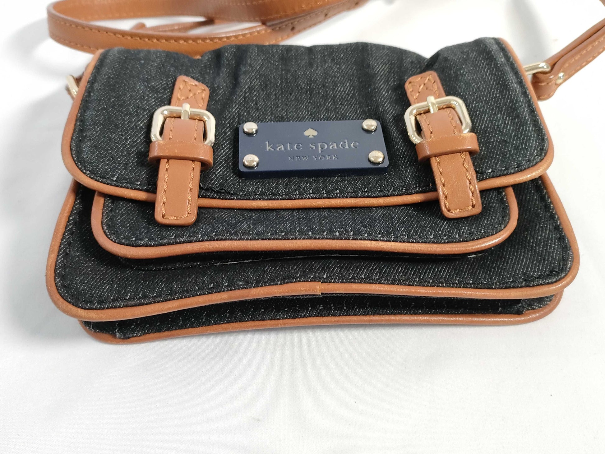 Kate Spade denim shoulder bag