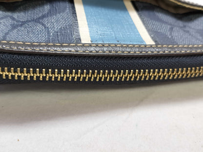 COACH Signature Coach Shoulder Bag Blue