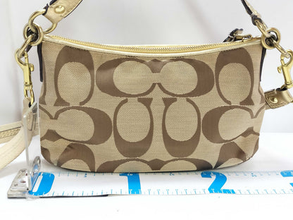 COACH Signature Coach Shoulder 2-Way Shoulder Bag