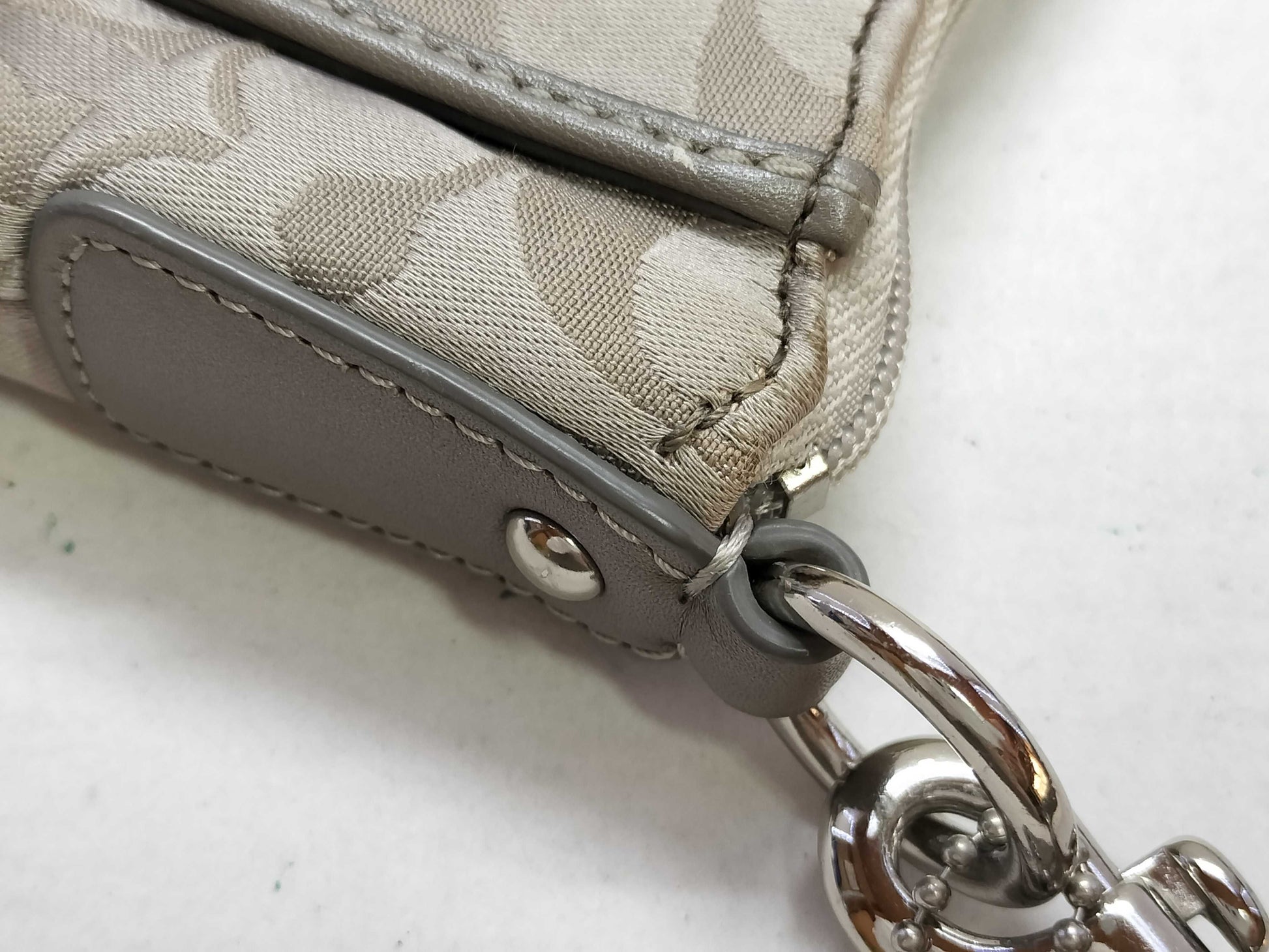 COACH Signature Coach Accessory Pouch Shoulder Bag