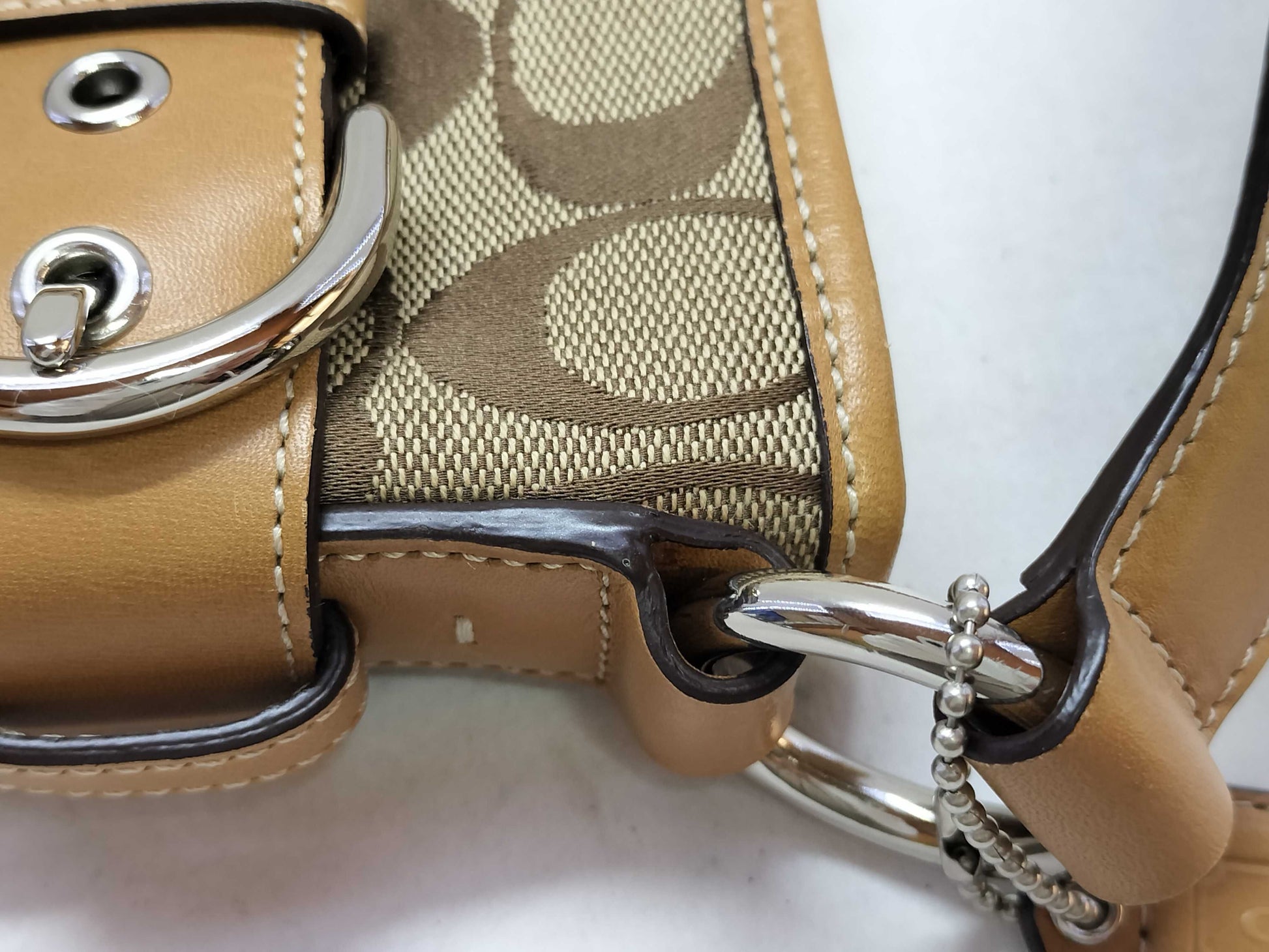 COACH Signature Coach Shoulder Bag