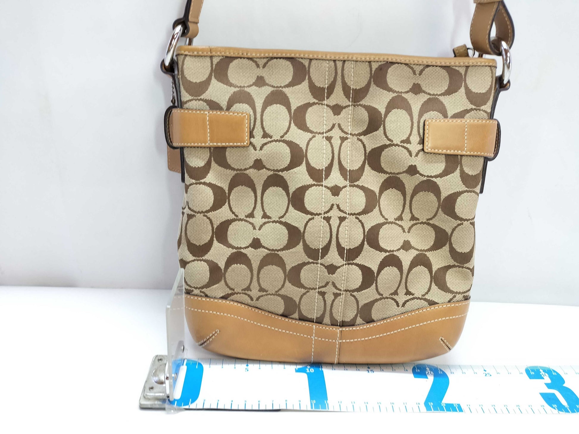 COACH Signature Coach Shoulder Bag