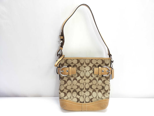 COACH Signature Coach Shoulder Bag
