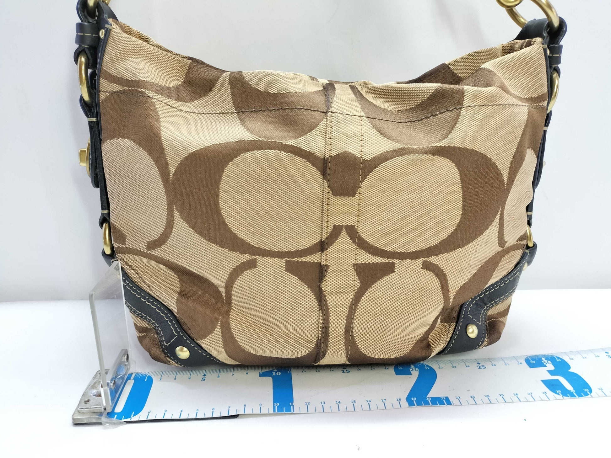 COACH Signature Coach Shoulder Bag
