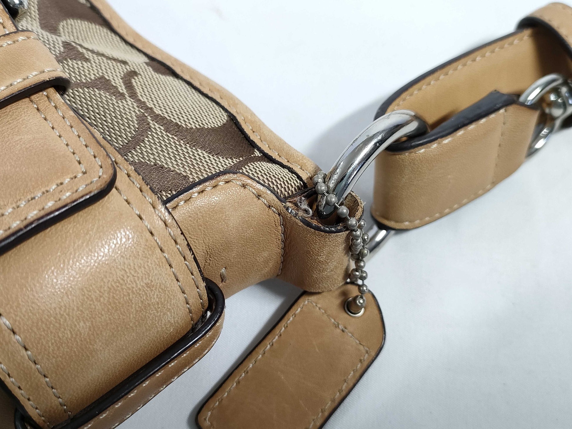 COACH Signature Coach Shoulder Bag