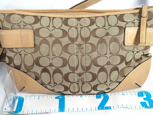COACH Signature Coach Shoulder Bag