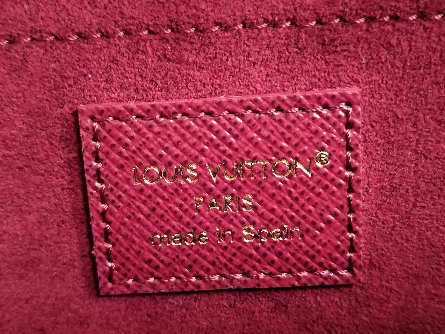 LOUIS VUITTON RFID Verified Monogram Louis Vuitton Pochette Felicie Shoulder Bag