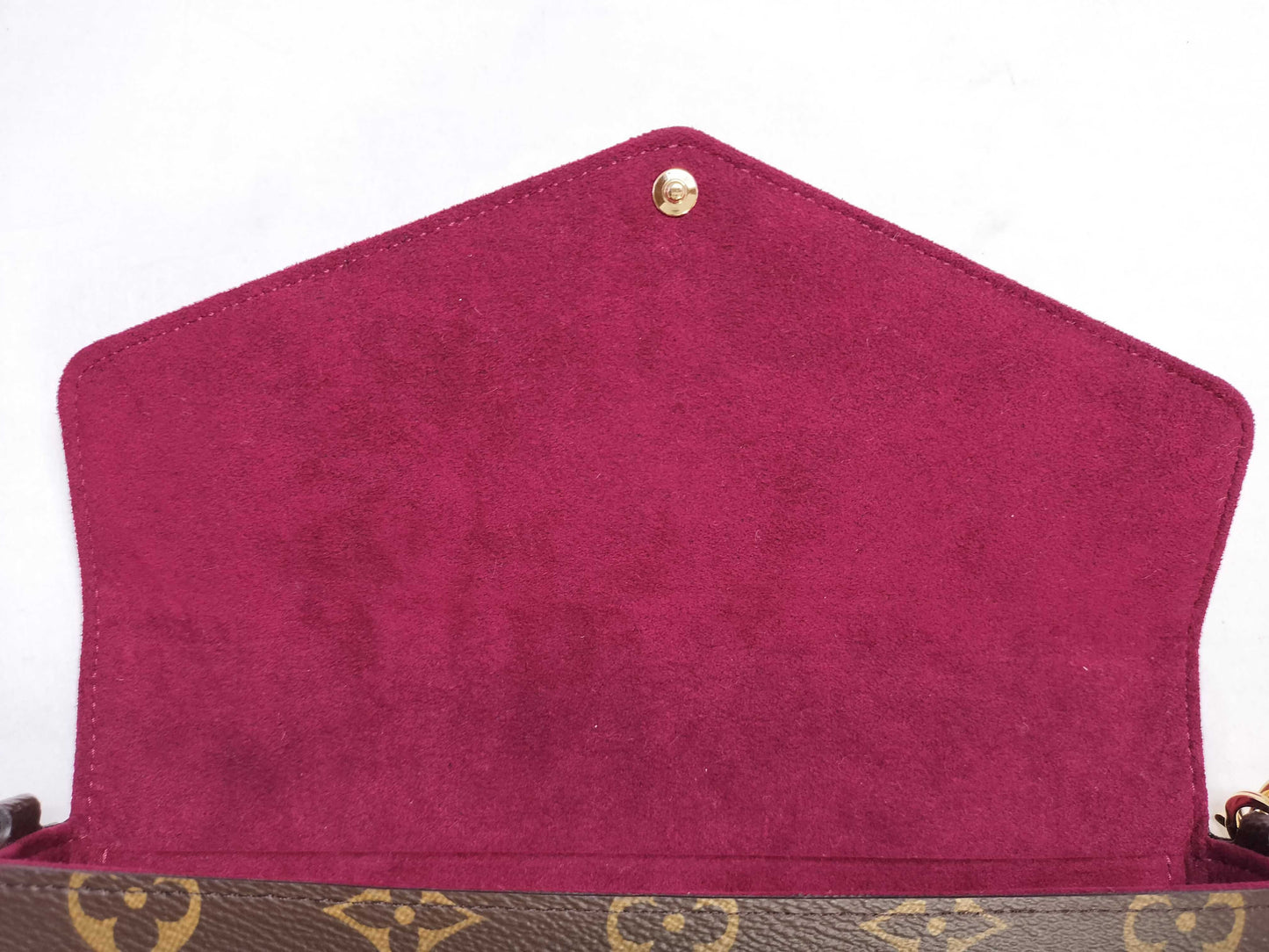 LOUIS VUITTON RFID Verified Monogram Louis Vuitton Pochette Felicie Shoulder Bag