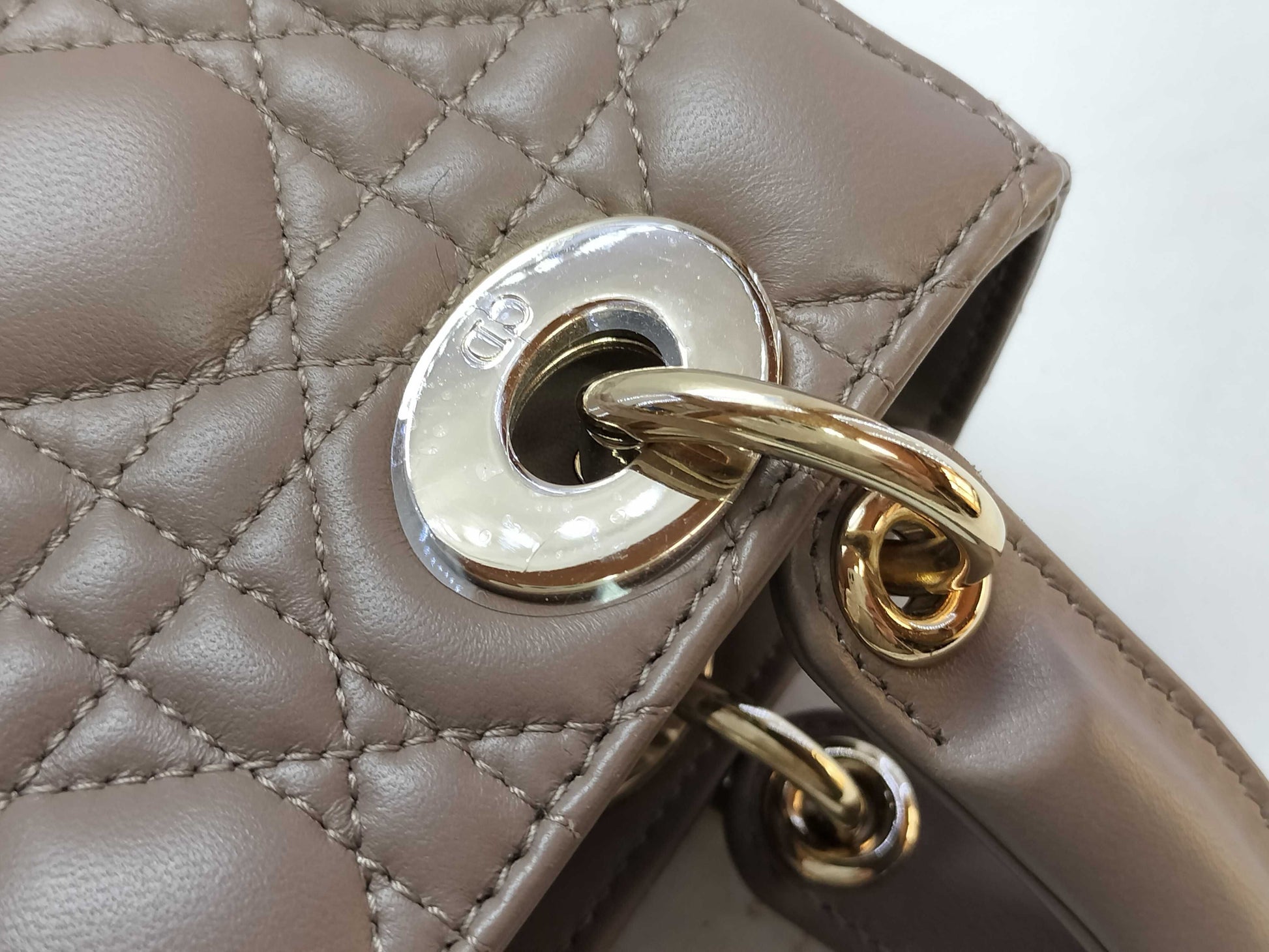 Dior Cannage Beige Handbag