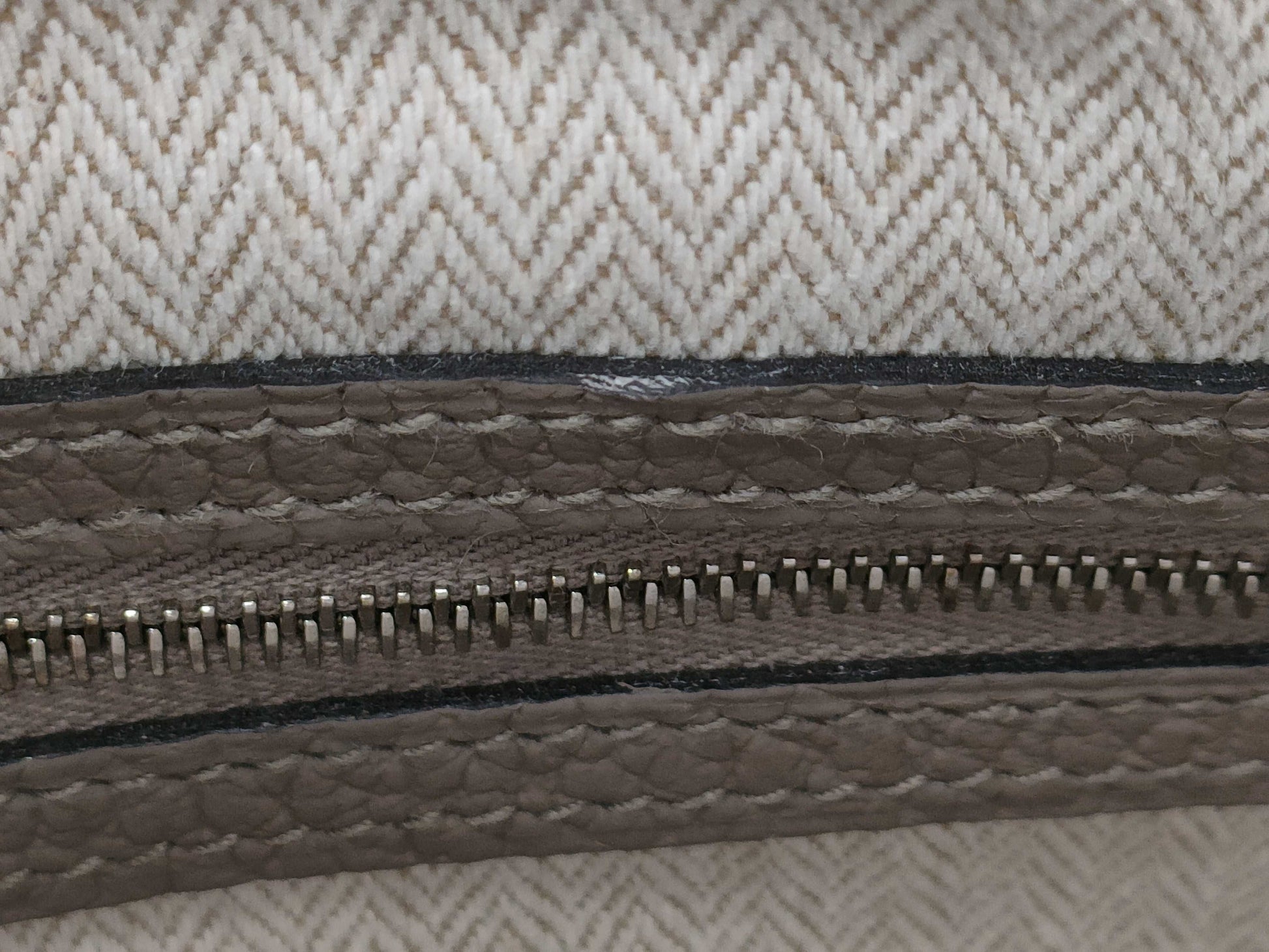 HERMES Garden Party 30 Vache Asphalt Tote Bag