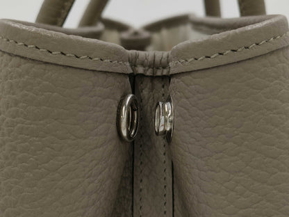 HERMES Garden Party 30 Vache Asphalt Tote Bag