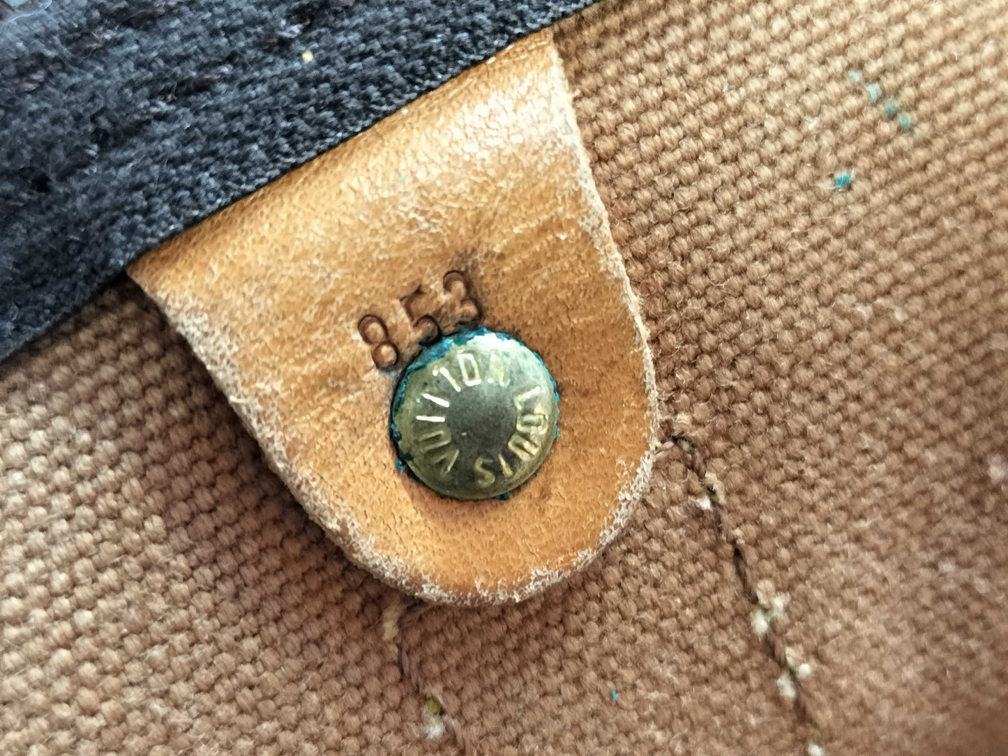 LOUIS VUITTON 853SD Monogram Louis Vuitton Keepall Boston Bag