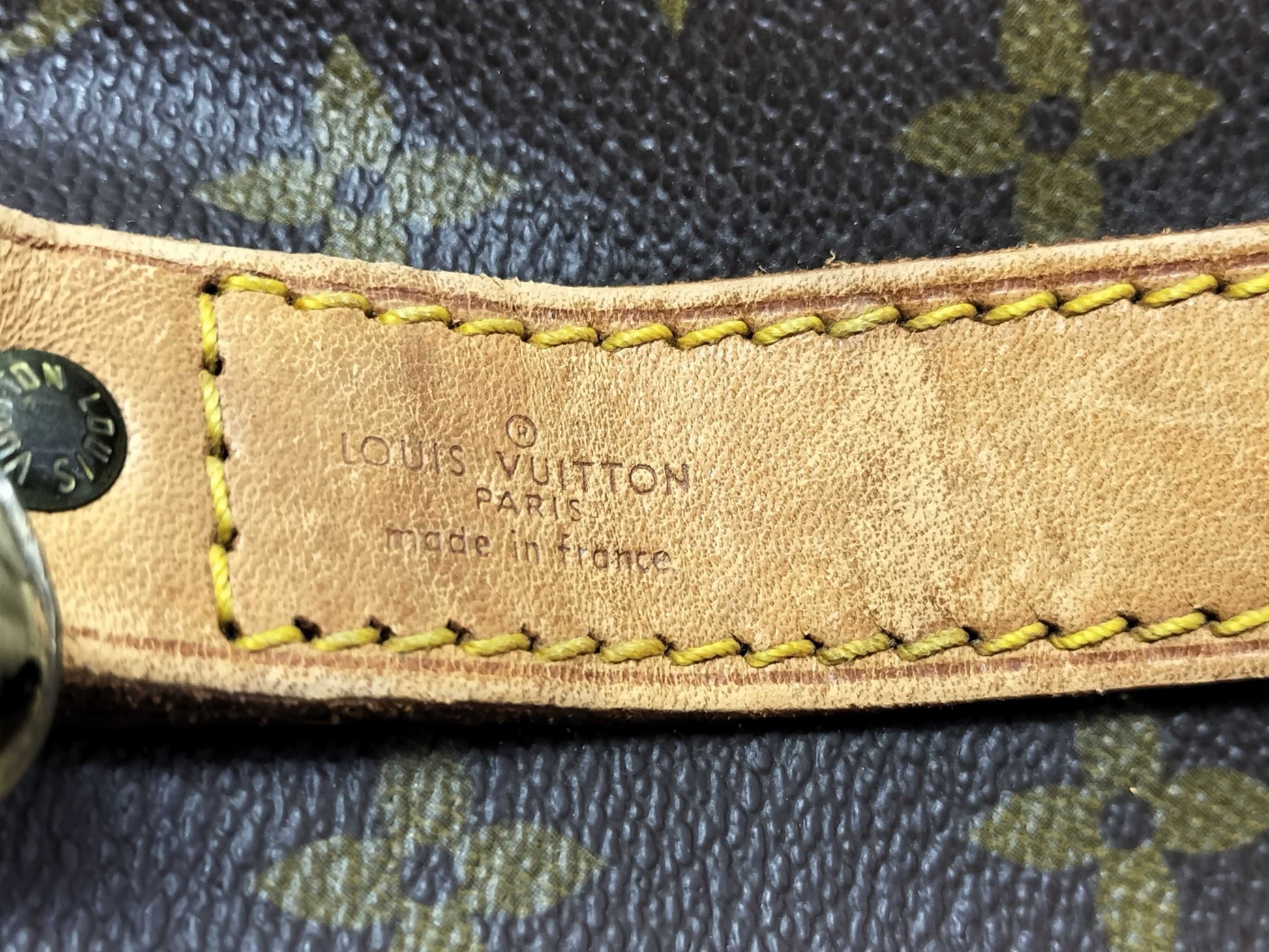 LOUIS VUITTON 853SD Monogram Louis Vuitton Keepall Boston Bag