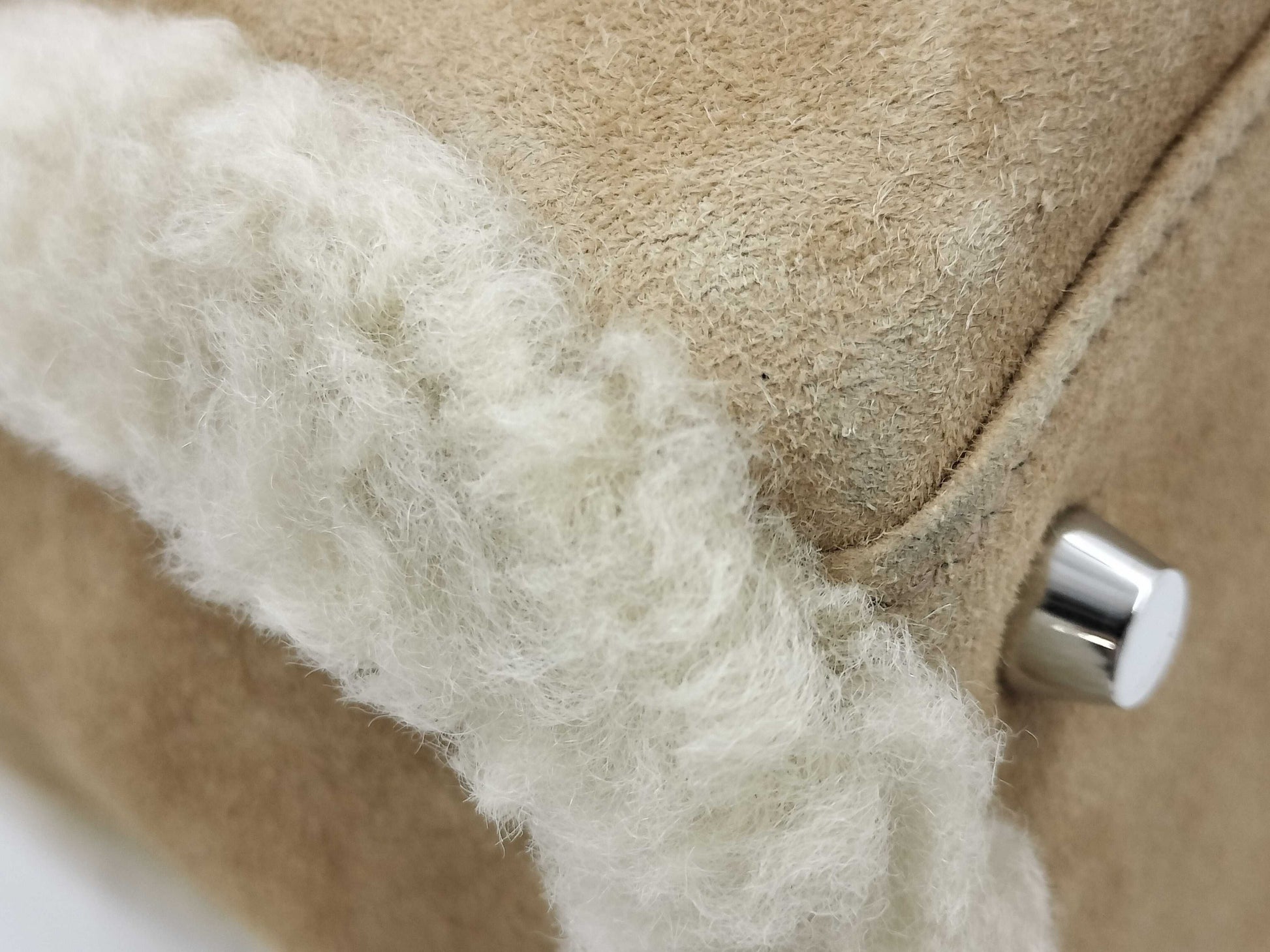 HERMES Kelly Plush 40 □O stamp 2011 Mouton handbag