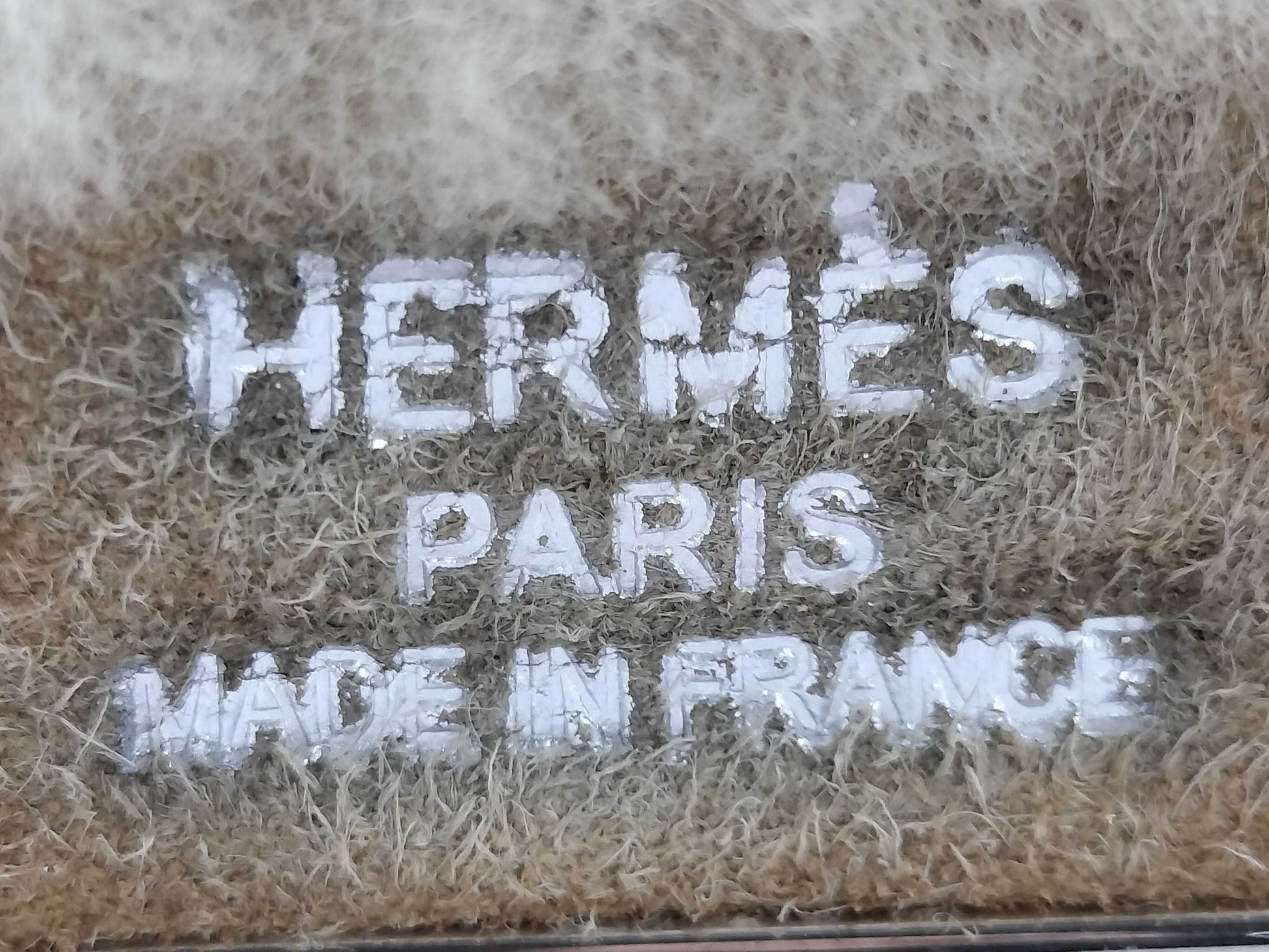 HERMES Kelly Plush 40 □O stamp 2011 Mouton handbag
