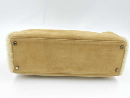 HERMES Kelly Plush 40 □O stamp 2011 Mouton handbag