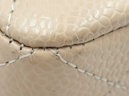 CHANEL Matelasse Chain Shoulder Bag 23 in Caviar Skin Beige E1LG18A1 Shoulder Bag