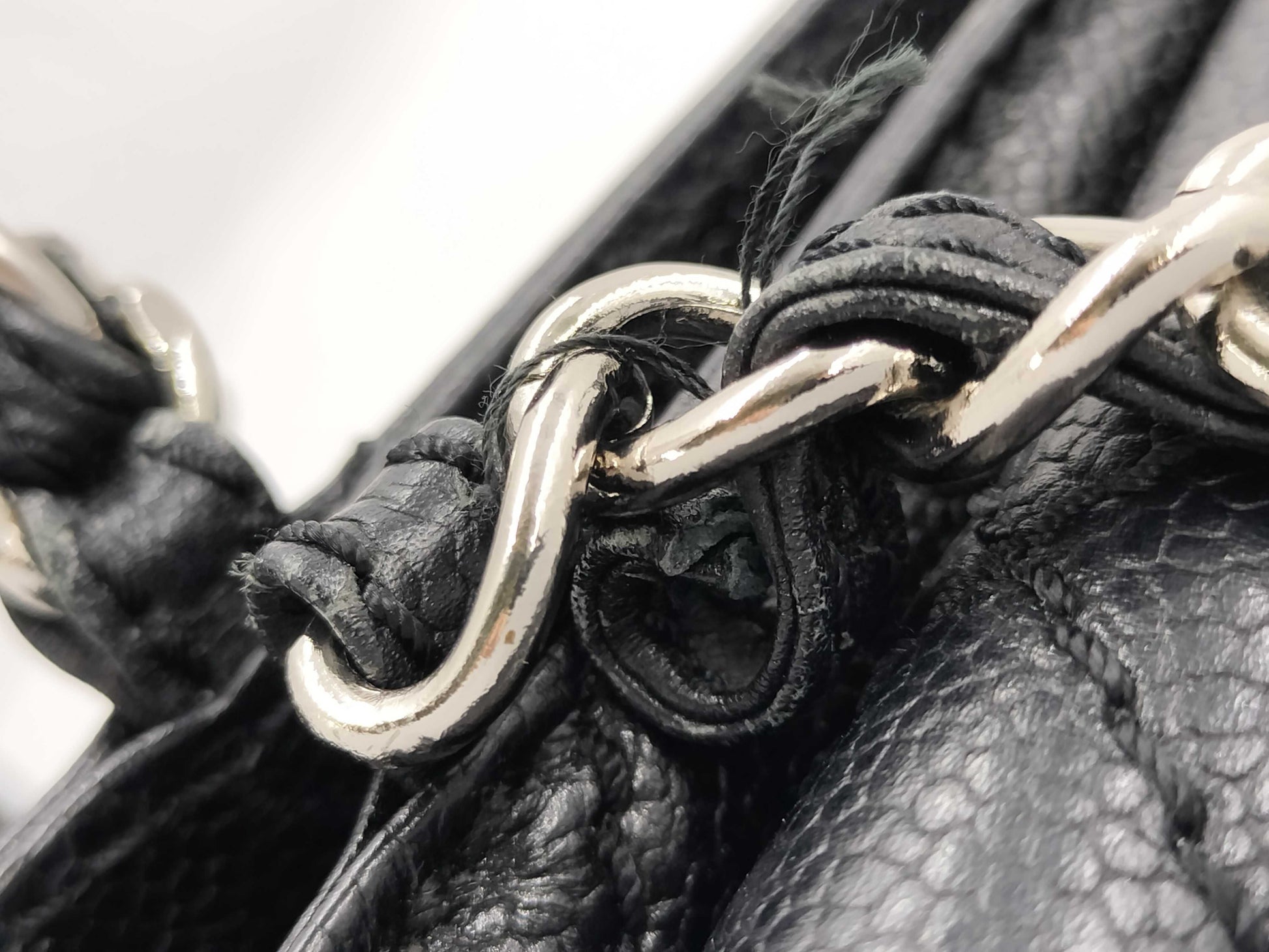CHANEL Matelasse Chain Tote Bag in Caviar Leather, Black, 6159214