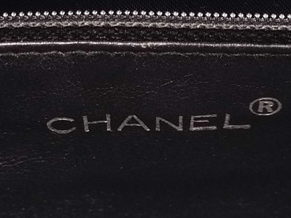 CHANEL Matelasse Chain Tote Bag in Caviar Leather, Black, 6159214