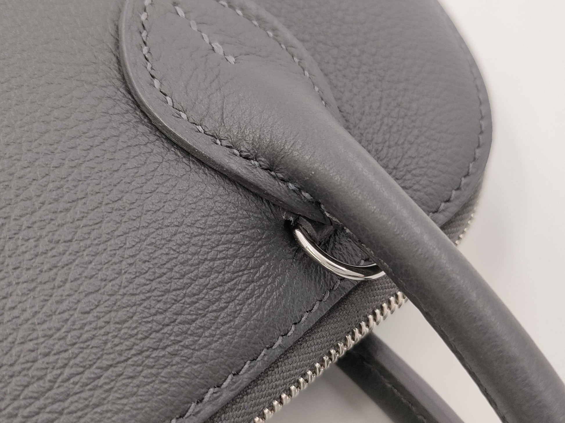 HERMES Bolide 1923 Mini Evercolor Double Stamp Handbag
