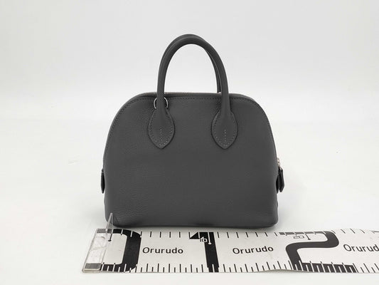 HERMES Bolide 1923 Mini Evercolor Double Stamp Handbag