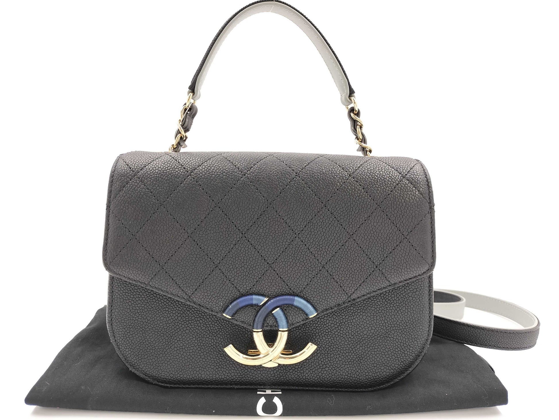 CHANEL A93659 Coco Mark Top Handle Flap Bag 25094947 Shoulder Bag