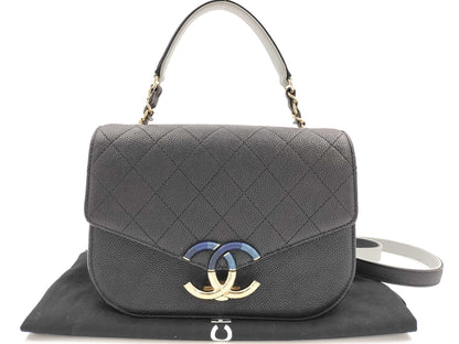 CHANEL A93659 Coco Mark Top Handle Flap Bag 25094947 Shoulder Bag