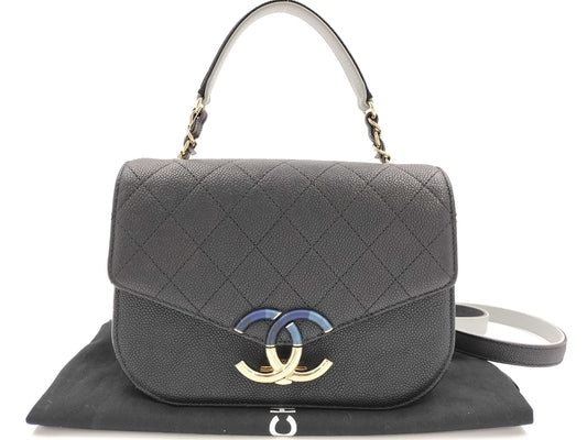 CHANEL A93659 Coco Mark Top Handle Flap Bag 25094947 Shoulder Bag