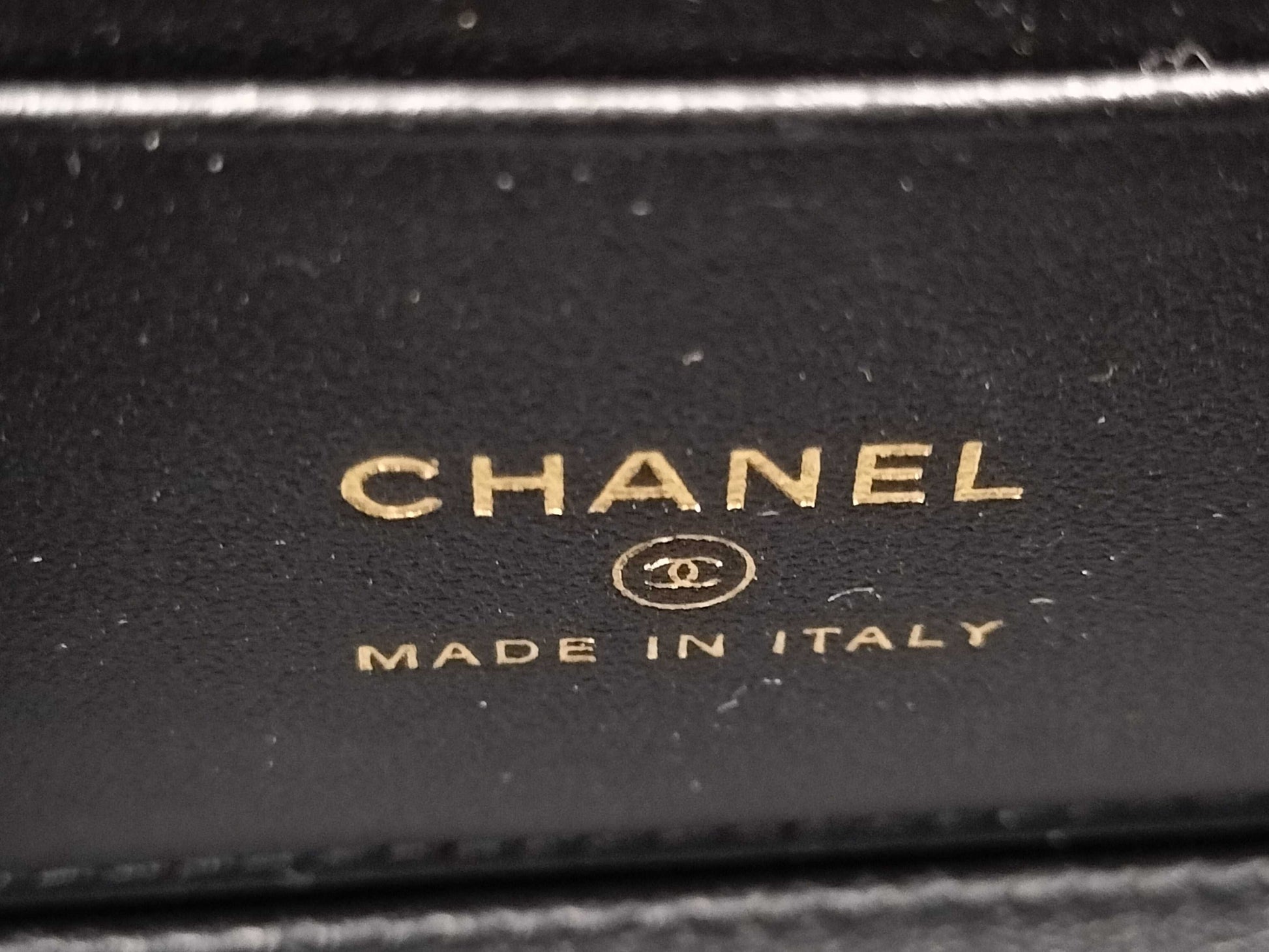 CHANEL Matelasse Vanity Case, Lambskin, Black, K833X9PG Shoulder Bag
